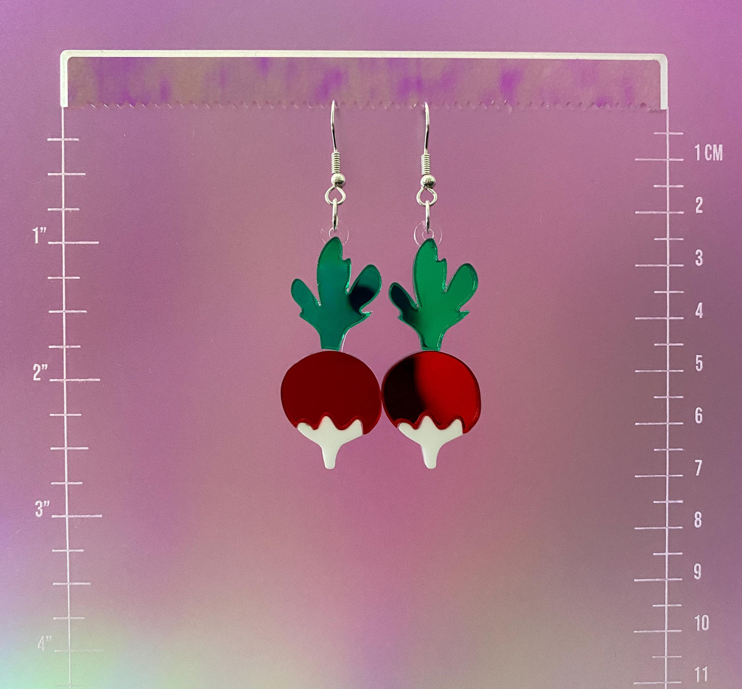 Radish Dangle Earrings