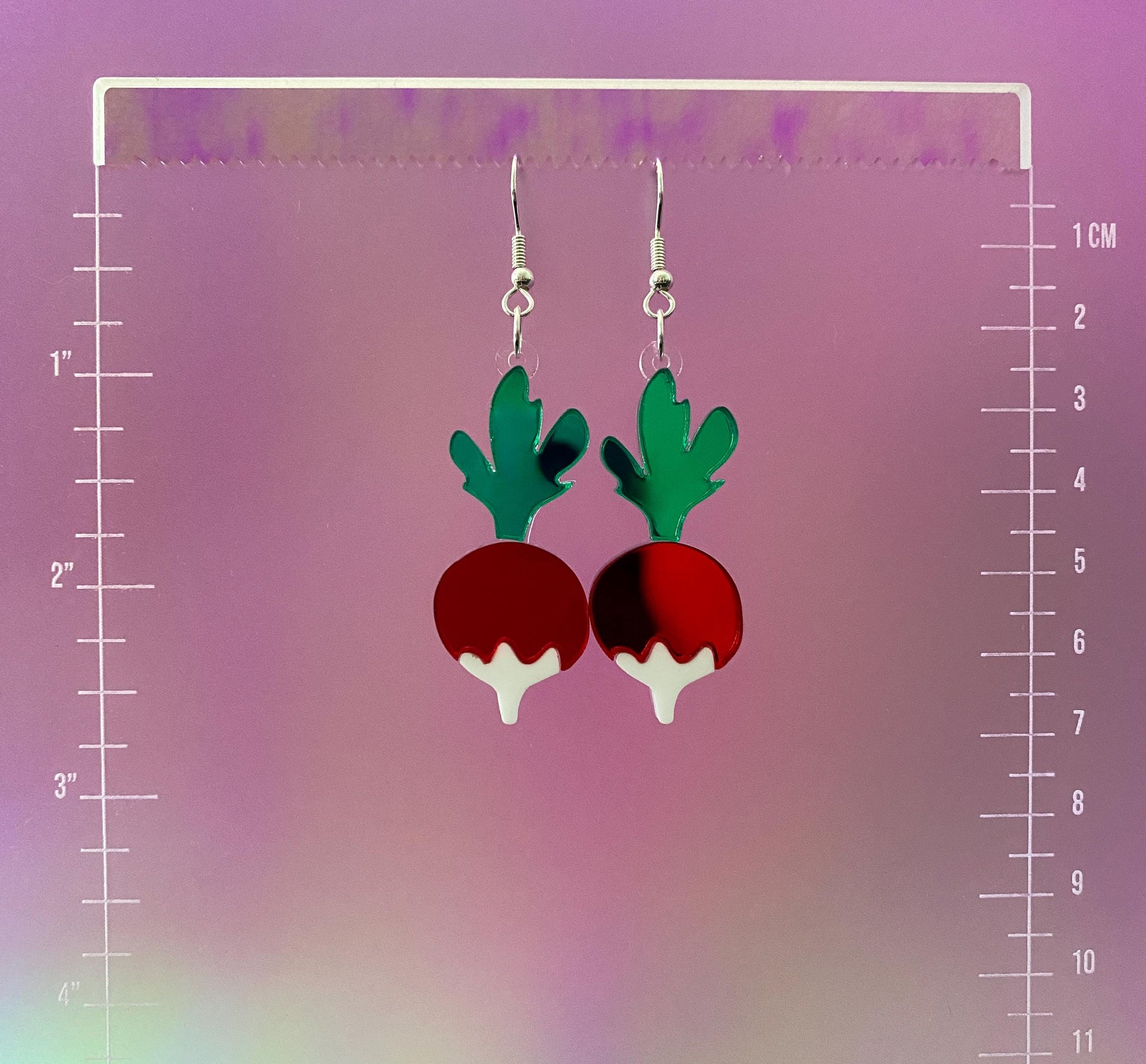 Radish Dangle Earrings