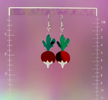 Radish Dangle Earrings