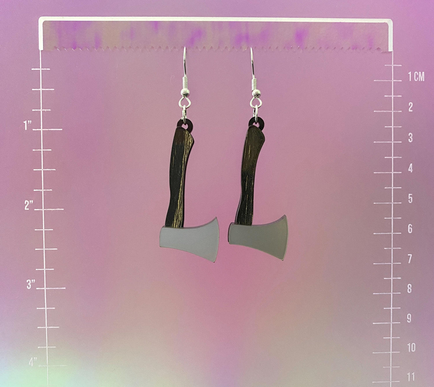 Axe Dangle Earrings