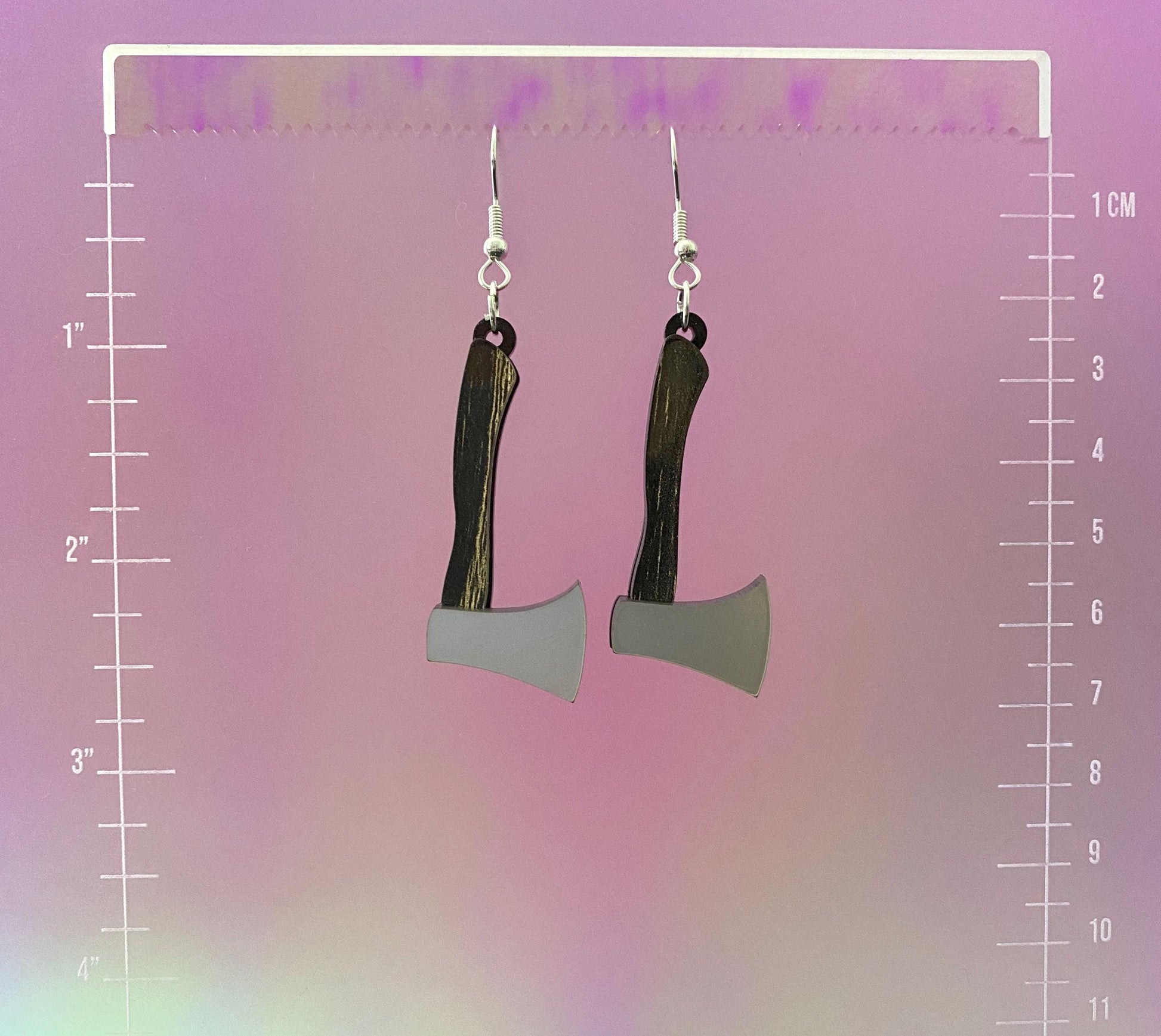 Axe Dangle Earrings