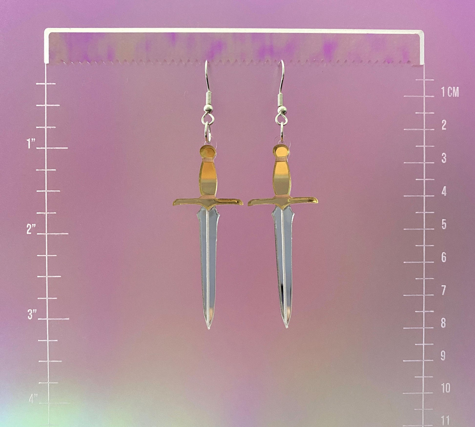 Dagger Dangle Earrings