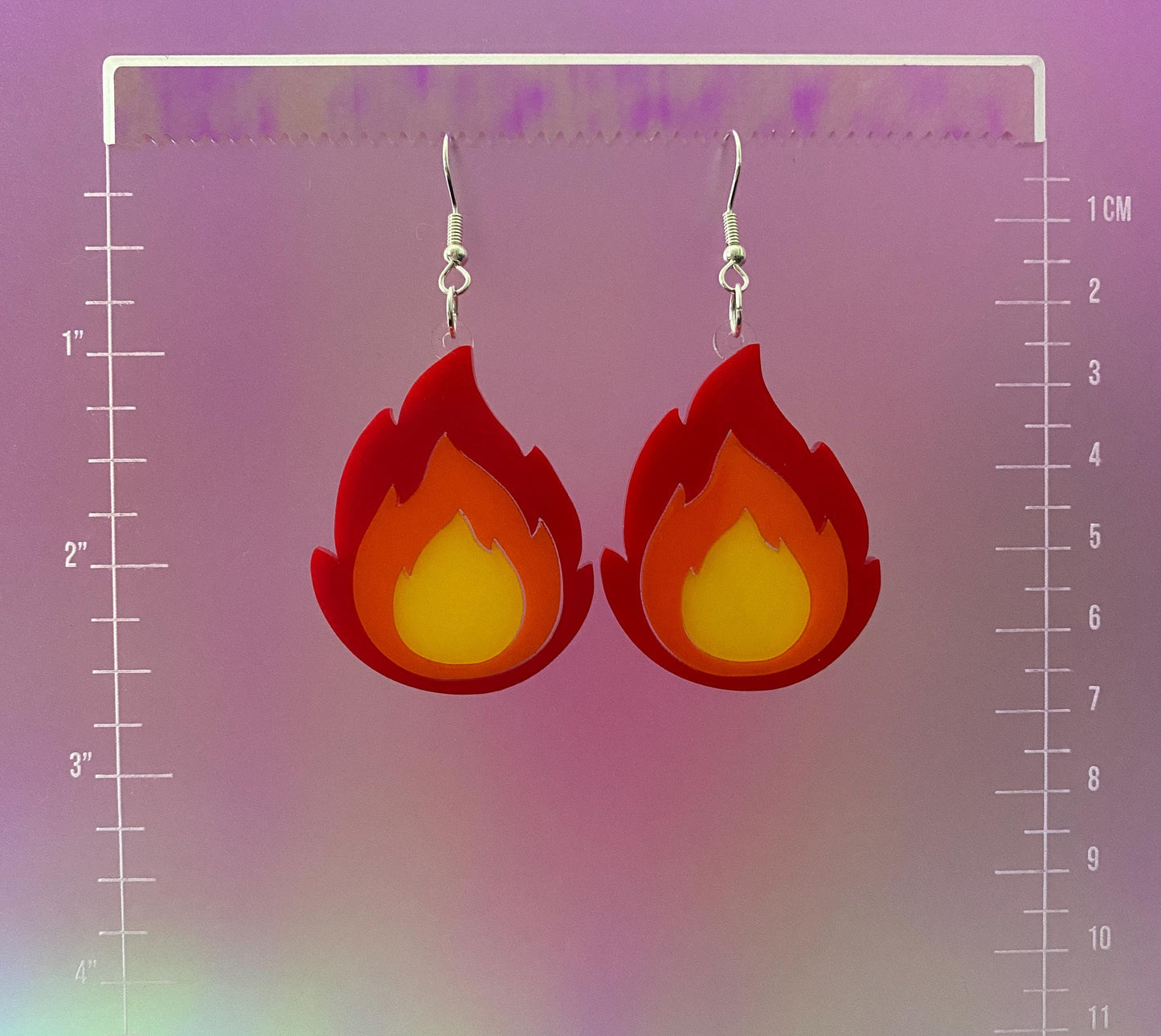 Flame Dangle Earrings