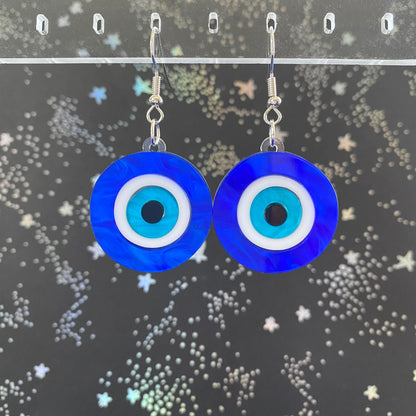 Evil Eye Dangle Earrings