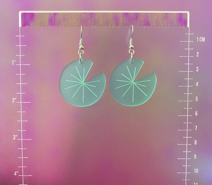 Lily Pad Dangle Earrings