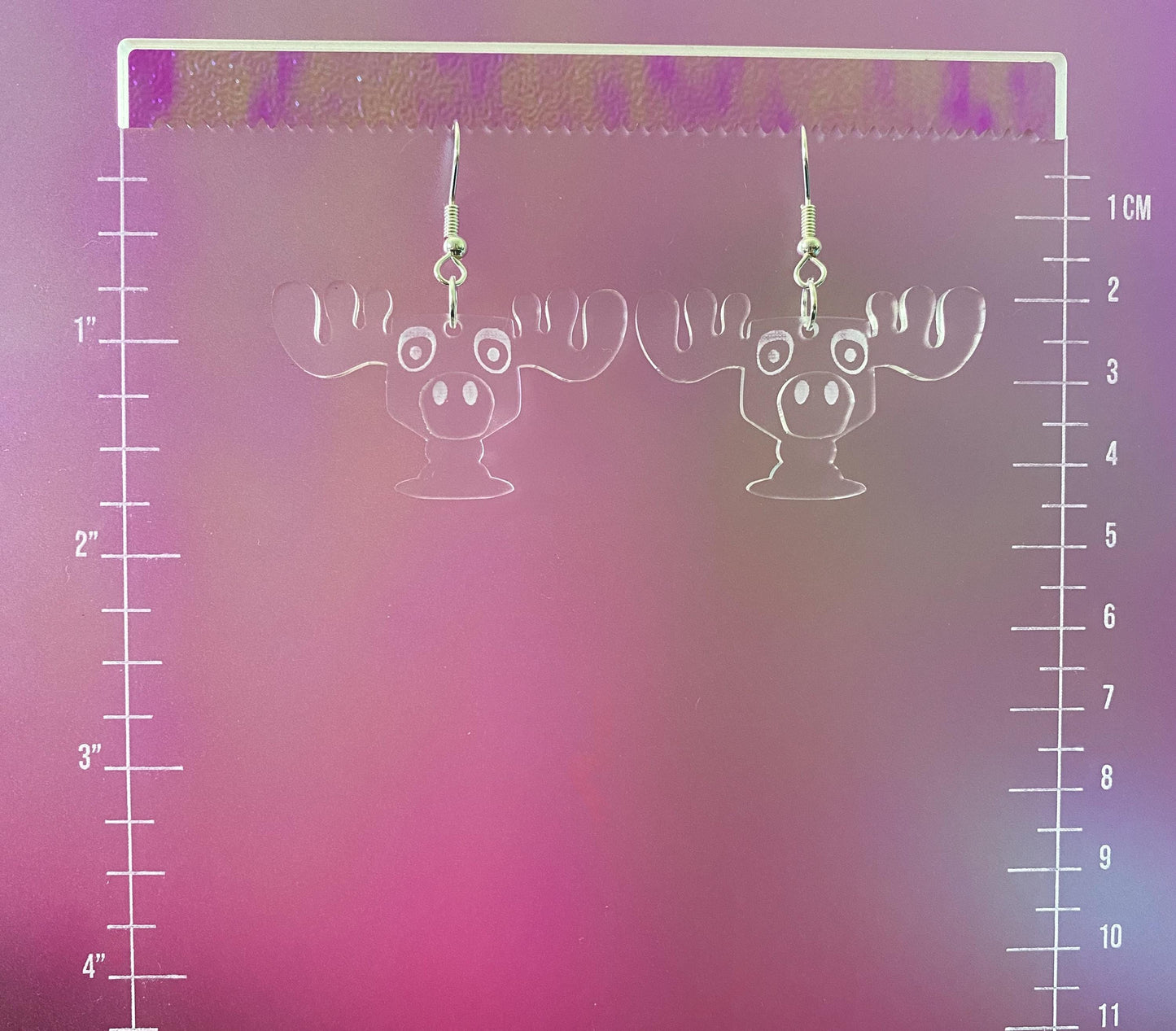 Moose Mug Dangle Earrings