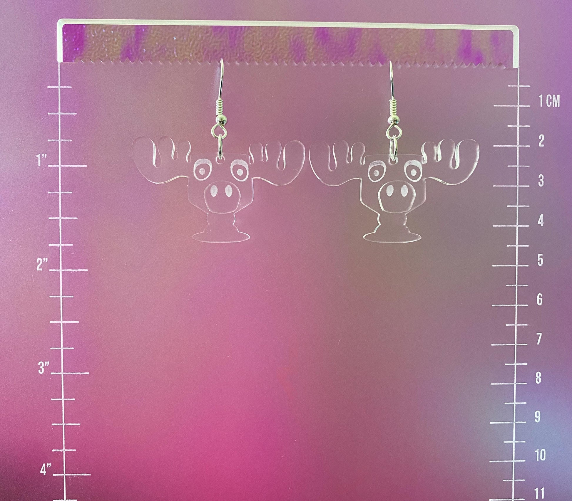 Moose Mug Dangle Earrings