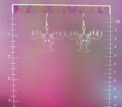 Moose Mug Dangle Earrings