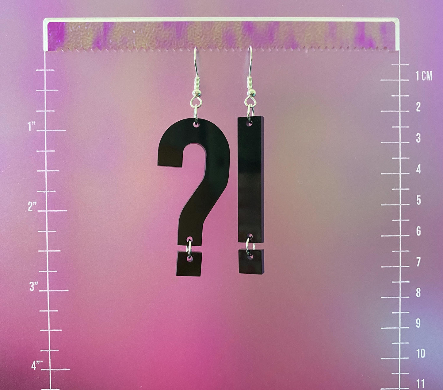 Interrobang Dangle Earrings