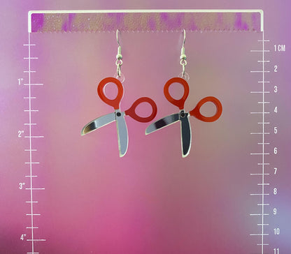 Scissor Emoji Dangle Earrings