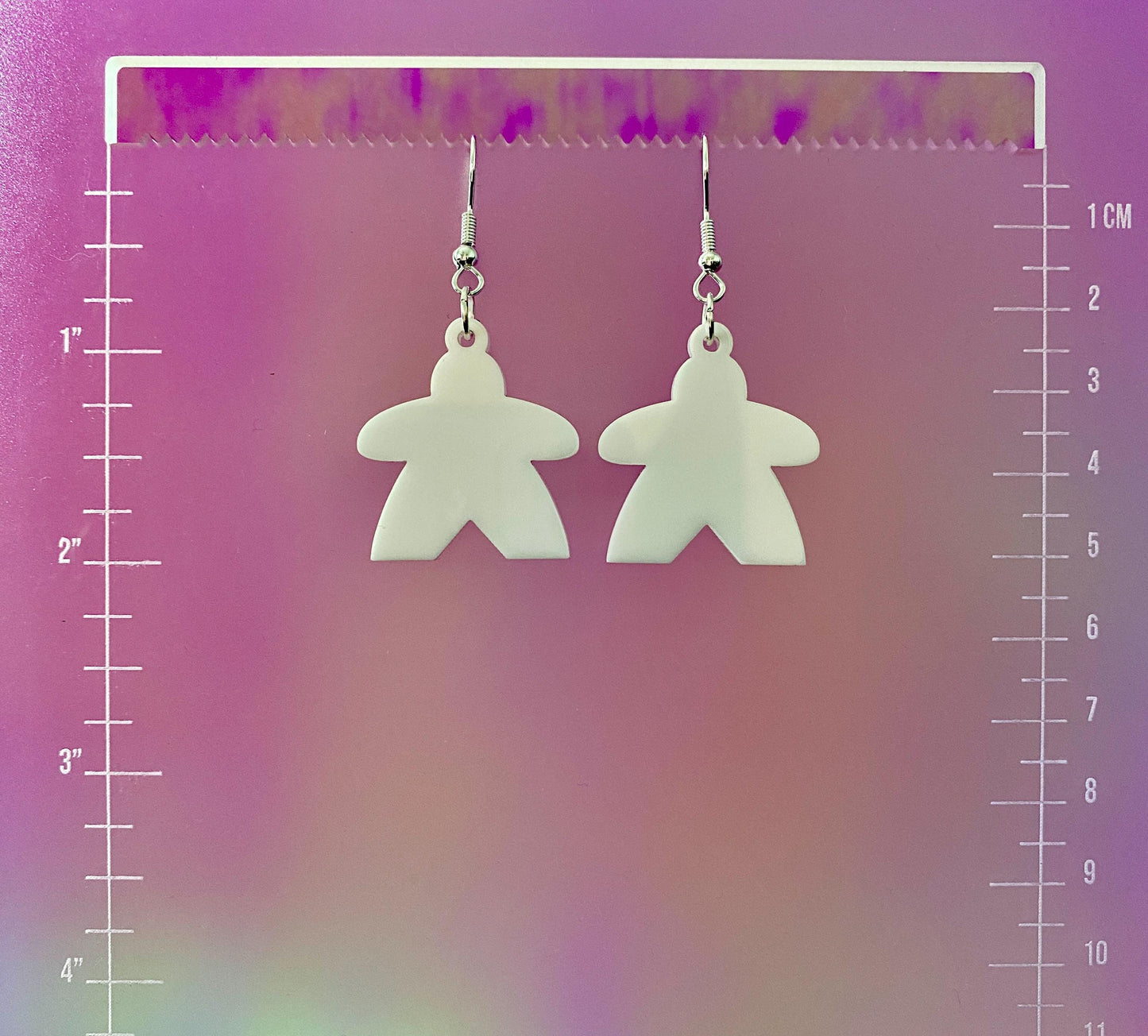 Meeple Dangle Earrings