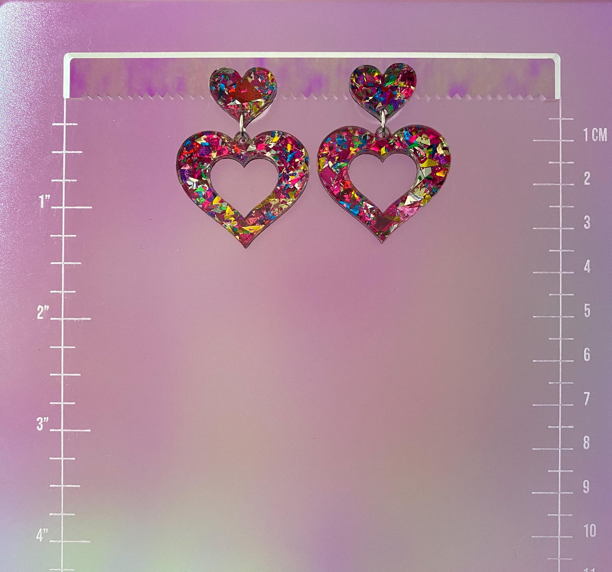 Heart Dangle Earrings