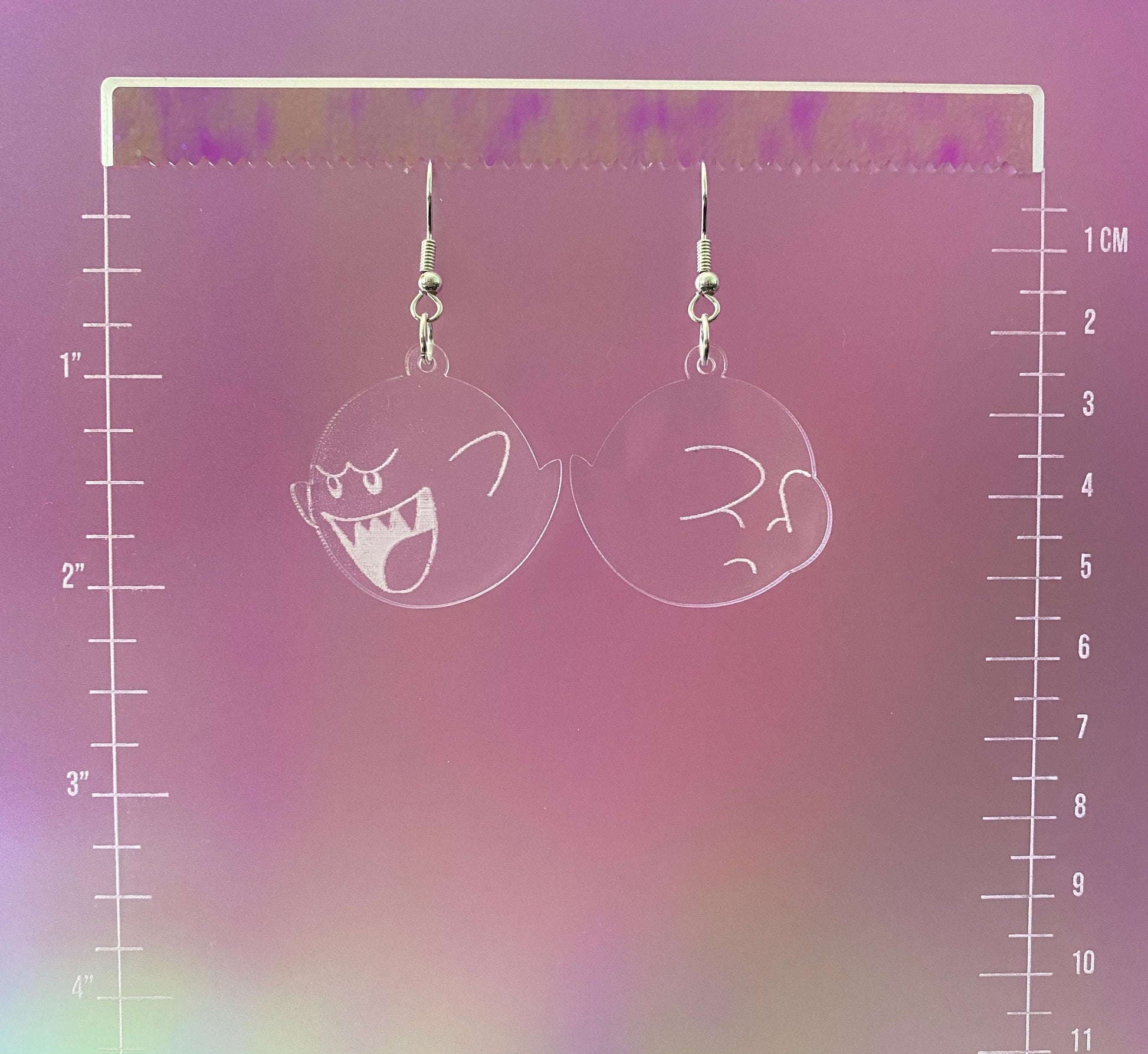 Boo Ghost Dangle Earrings