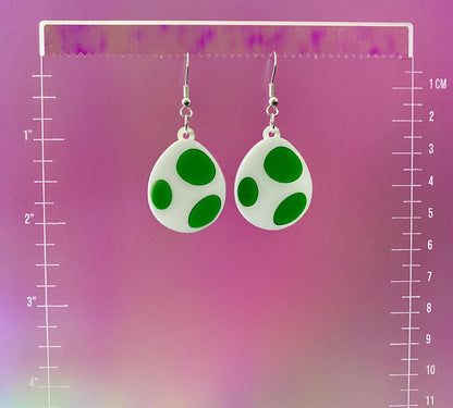 Yoshi Egg Dangle Earrings
