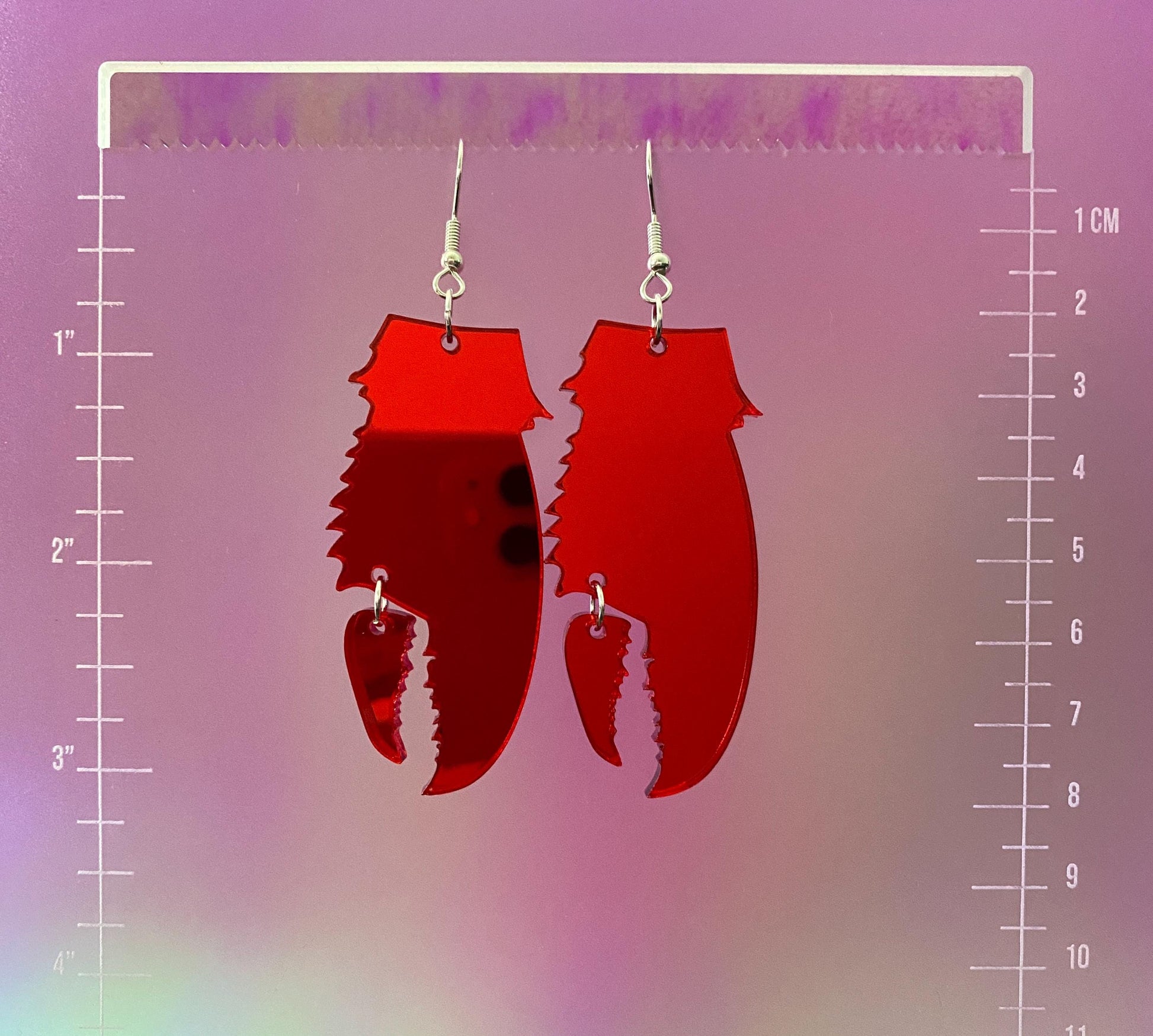 Lobster Claw Dangle Earrings