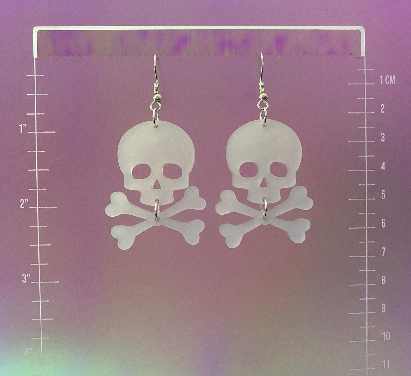 Skull / Crossbones Dangle Earrings