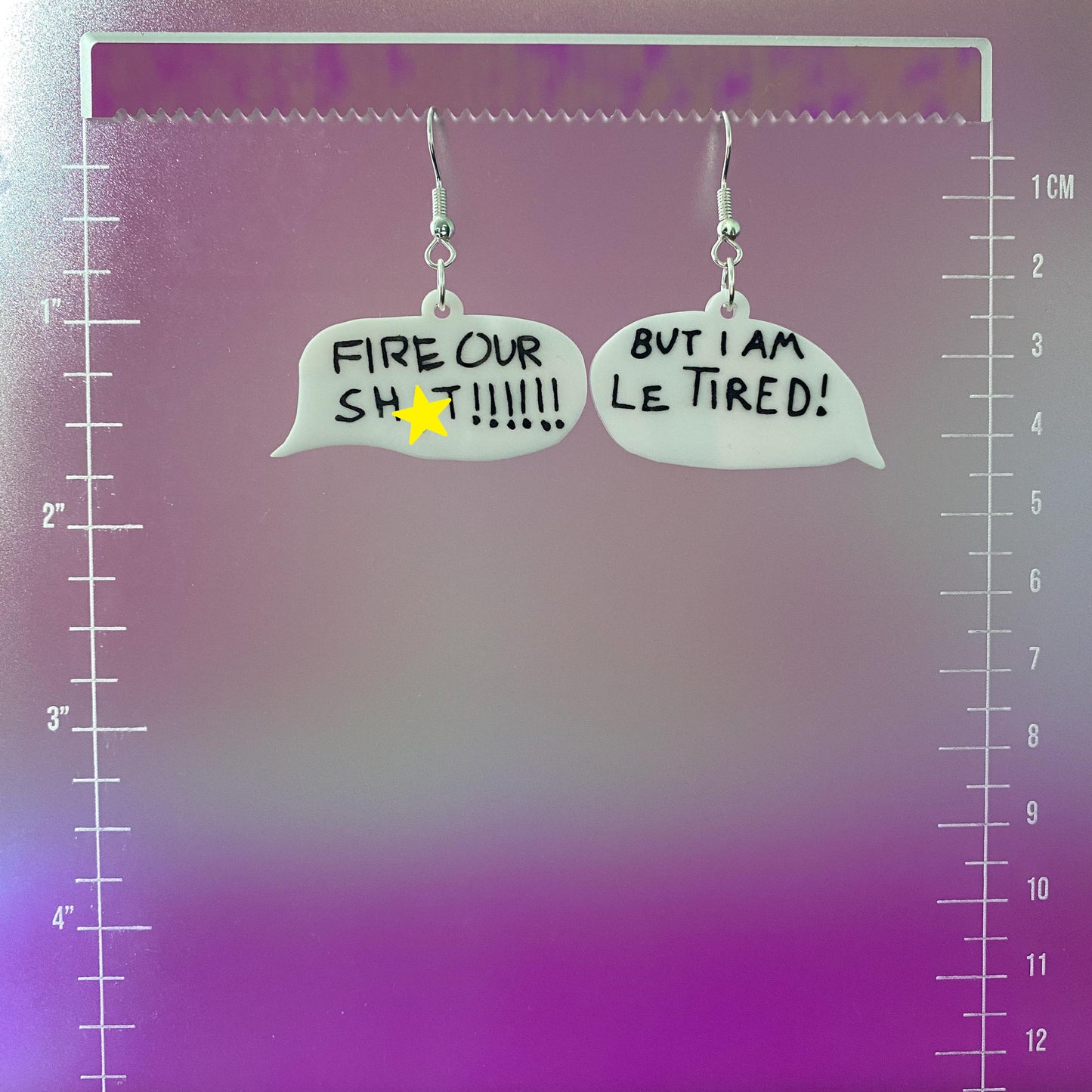 End of the World Dangle Earrings