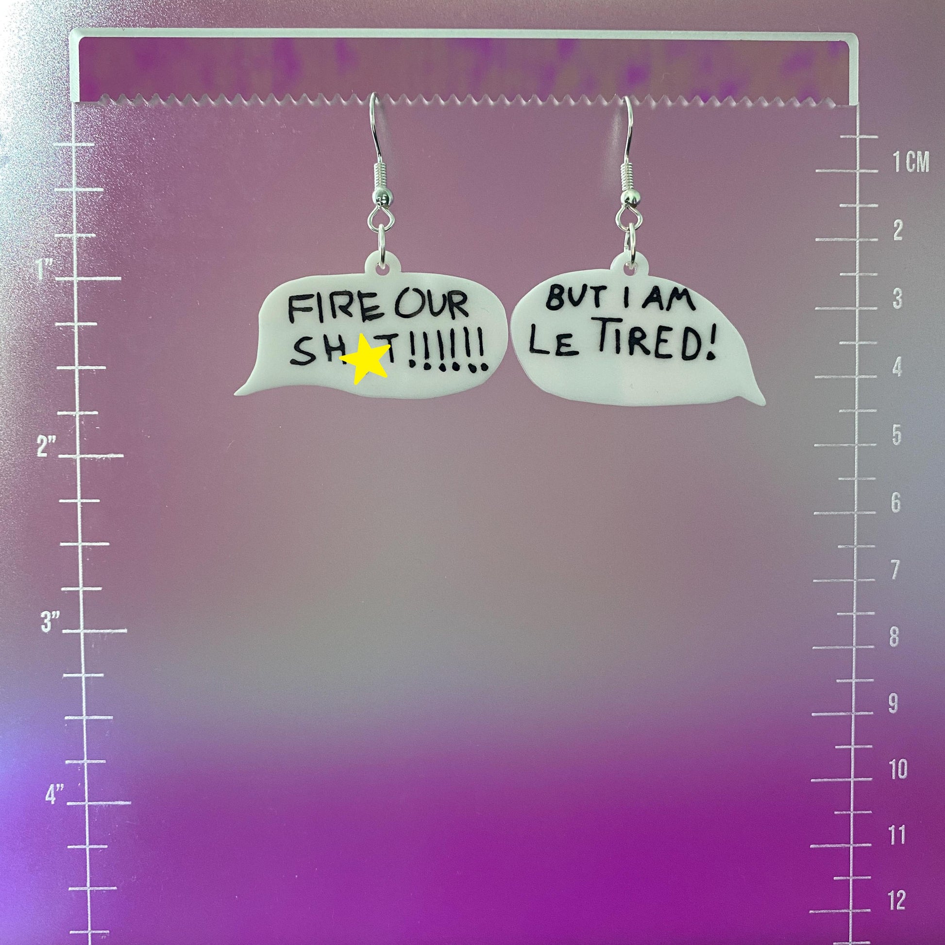 End of the World Dangle Earrings