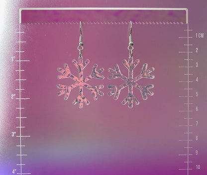 Snowflake Dangle Earrings