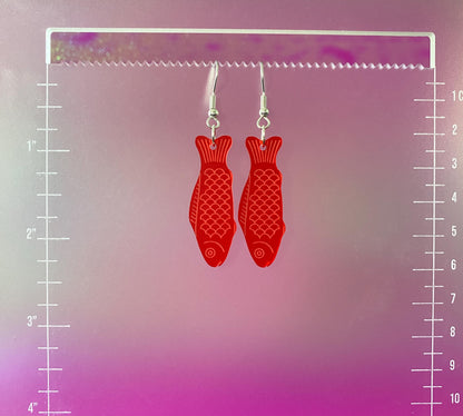 Candy Fish Dangle Earrings