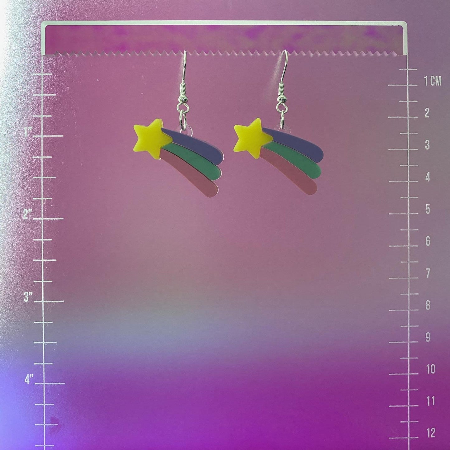Shooting Star Dangle Earrings