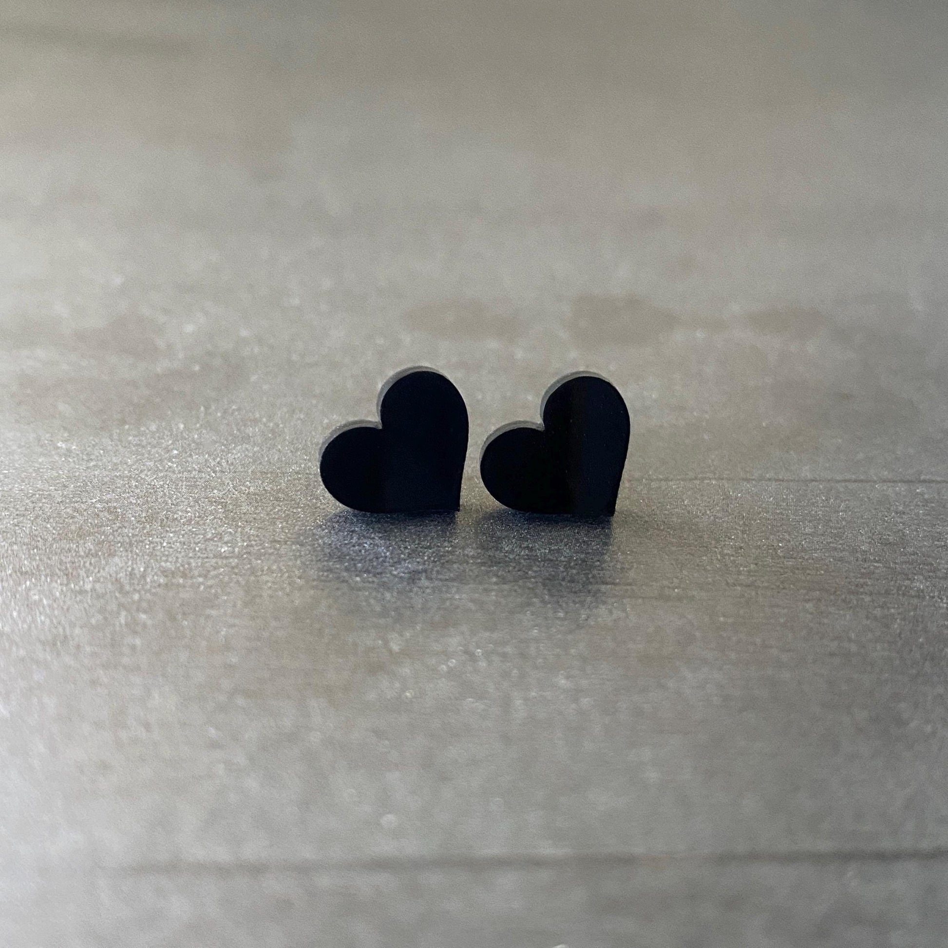 Colorful Heart Stud Earrings