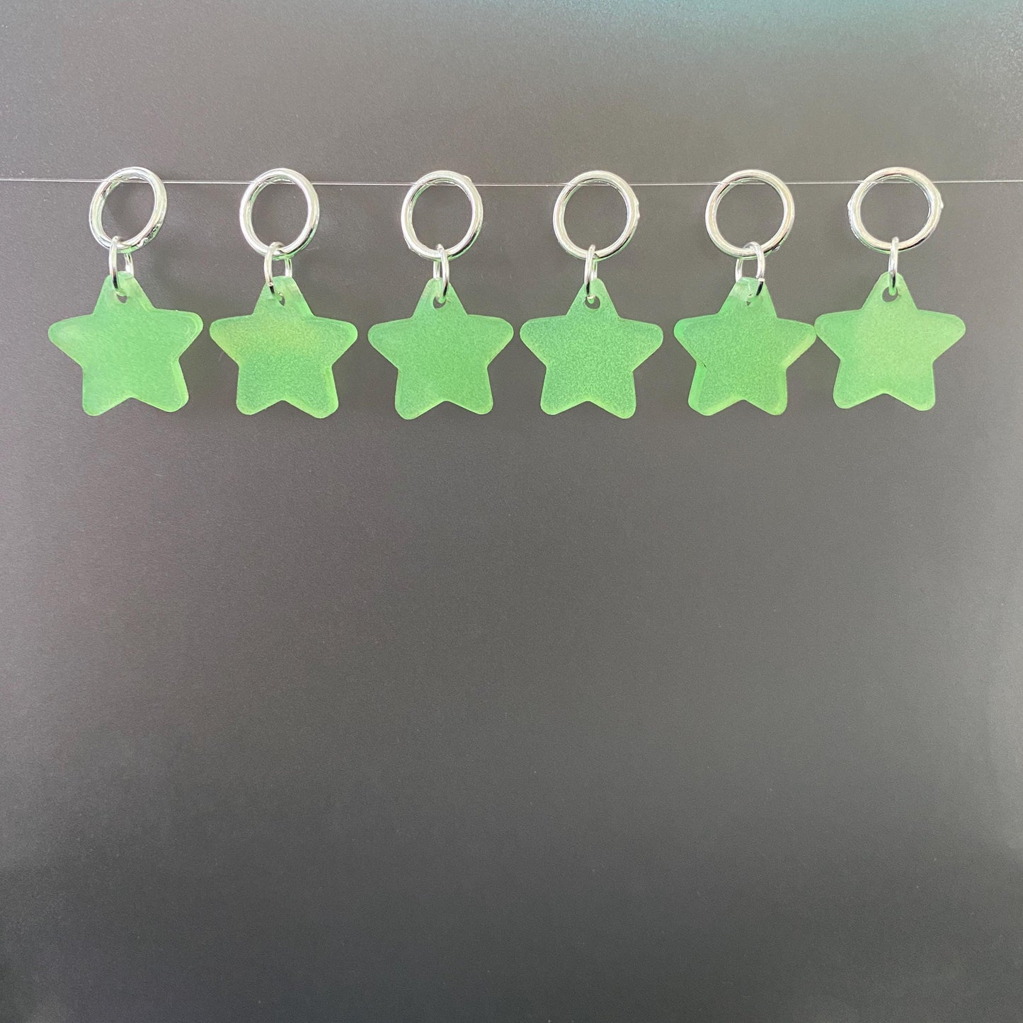 Glow In the Dark Star Stitch Markers