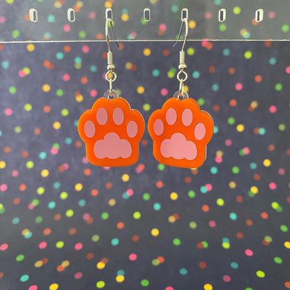 Cat Paw Earrings