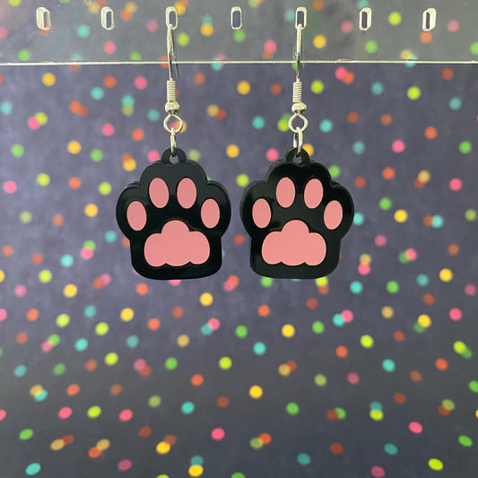 Cat Paw Earrings