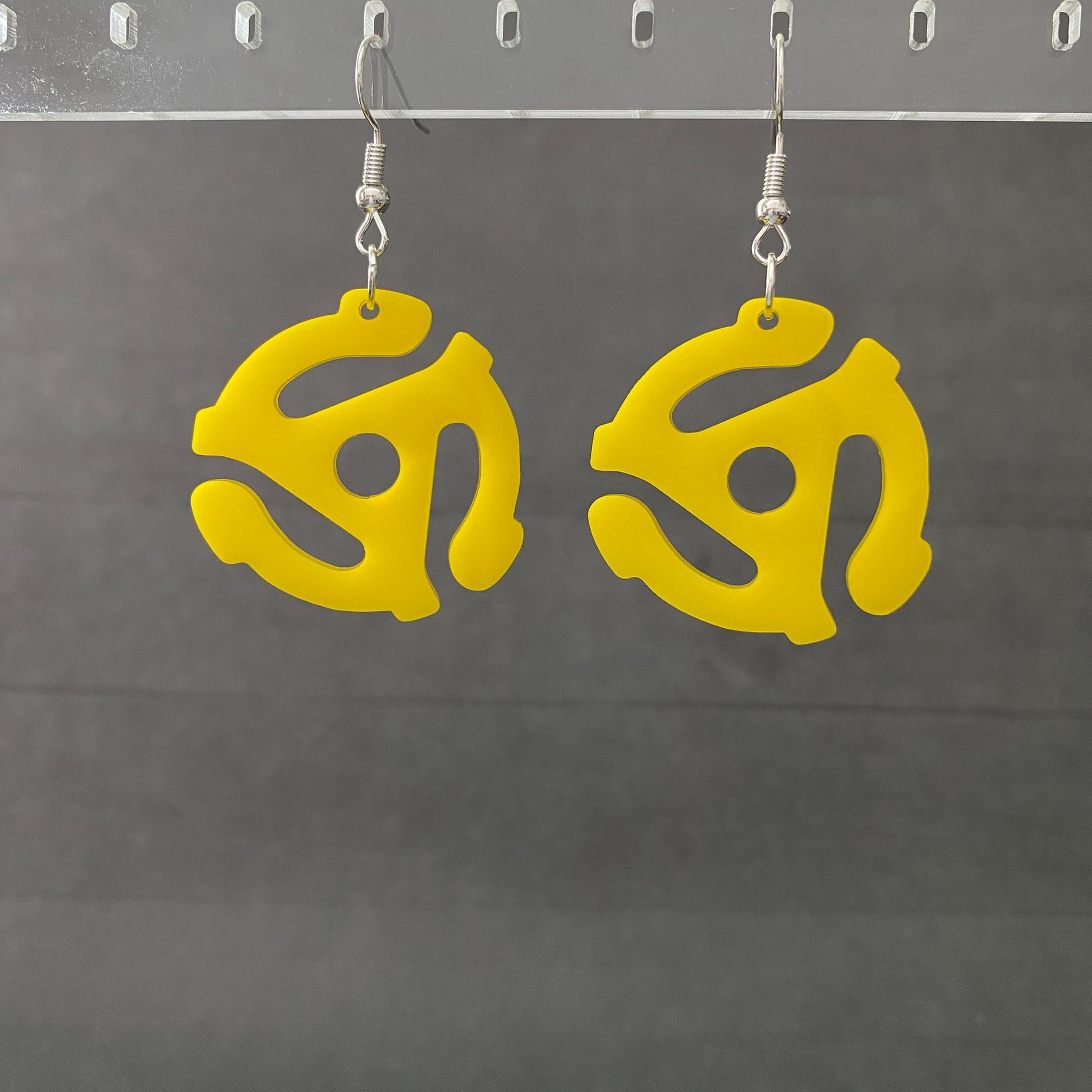 Record Adapter Dangle Earrings