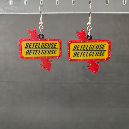 Betelgeuse Sign Dangle Earrings