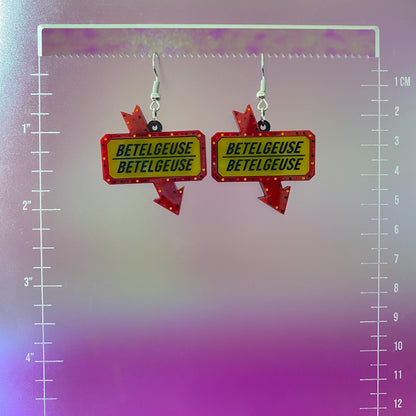 Betelgeuse Sign Dangle Earrings