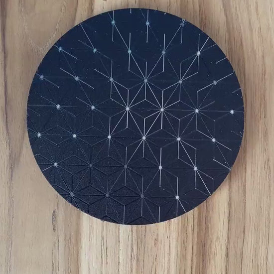 Geometric Color Shift Coaster