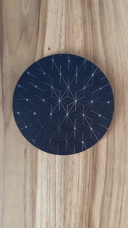 Geometric Color Shift Coaster