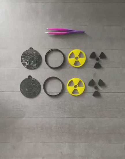 Radiation Dangle Earrings